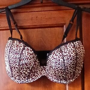 Leopard Print Women's balconett Bra